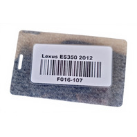 2007-2012 Lexus ES350 Trunk Carpet Mat Trim Gray Cargo PT548-33072-02, F016, OEM, 2007, 2008, 2009, 2010, 2011, 2012