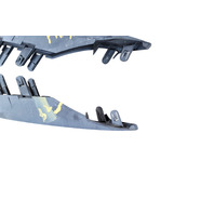 2009-2012 Lexus ES350 Front Right/Left Fog Light/Lamp Cover Gray Set, 53141-33100, 53142-33110 F016, OEM, 2009, 2010, 2011, 2012