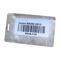 2009-2012 Lexus ES350 Front Right/Left Fog Light/Lamp Cover Gray Set, 53141-33100, 53142-33110 F016, OEM, 2009, 2010, 2011, 2012