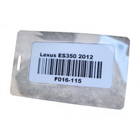 2009-2012 Lexus ES350 Front Bumper Bracket Right/Left Set, 52116-33090, 52115-33100, F016, OEM, 2009, 2010, 2011, 2012