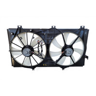 2007-2012 Lexus ES350 Cooling Radiator Fans with Shrouds, 16711-31250, F016, OEM, 2007, 2008, 2009, 2010, 2011, 2012