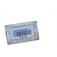 2007-2012 Lexus ES350 Air Intake Inlet Hose NO.2 Duct 3.5L V6, 17752-31020, F016, OEM, 2007, 2008, 2009, 2010, 2011, 2012