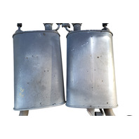 2009-2012 Lexus ES350 Exhaust Muffler Right/Left Set 17440-31021, 17430-31521, F016, OEM, 2009, 2010, 2011, 2012