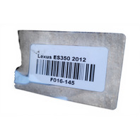 2007-2012 Lexus ES350 Rear Left/Driver Side Strut Assembly Shock Absorber 48540-39805, F016, OEM, 2007, 2008, 2009, 2010, 2011, 2012