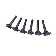 2006-2008 Honda Ridgeline Ignition Coil Igniter Set(6) 30520-PVJ-A01, F017, OEM, 2006, 2007, 2008