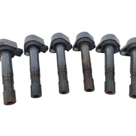 2006-2008 Honda Ridgeline Ignition Coil Igniter Set(6) 30520-PVJ-A01, F017, OEM, 2006, 2007, 2008