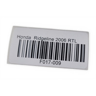 2006-2020 Honda Ridgeline Seat Switch Front Left, Black, 81653-SDB-A71, F017, OEM, 2006, 2007, 2008, 2009, 2010, 2011, 2012, 2013, 2014, 2017, 2018, 2019, 2020