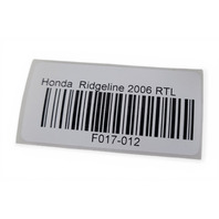2006-2014 Honda Ridgeline A/T Auto Select Lever Shifter Knob, 54200-SJC-A81, F017, OEM, 2006, 2007, 2008, 2009, 2010, 2011, 2012, 2013, 2014