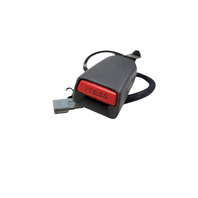 2006 Honda Ridgeline Seat Belt Buckle Front Left Gray, 04816-SJC-A51ZA, F017, OEM, 2006