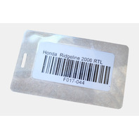 2006-2008 Honda Ridgeline Front Engine Motor Mount, 50800-SJC-A01, F017, OEM, 2006, 2007, 2008