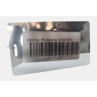 2006-2008 Honda Ridgeline Front Bumper Face Cover Black, 04711-SJC-A90ZZ, F017, OEM, 2006, 2007, 2008