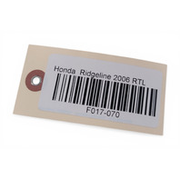 2006-2008 Honda Ridgeline EGR Exhaust Gas Recirculate Valve 3.5L V6 18011-RCA-A00, F017, OEM, 2006, 2007, 2008