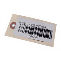 2006-2008 Honda Ridgeline Exterior Under Hood Fuse Box, 38250-SJC-A12, F017, OEM, 2006, 2007, 2008