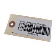 2006-2014 Honda Ridgeline High/Low Pitch Tone Horn Signal, 38100-S9V-A12, F017, OEM, 2006, 2007, 2008, 2009, 2010, 2011, 2012, 2013, 2014