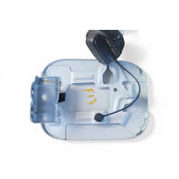 2006-2014 Honda Accord Fuel Filler Gas Cap Lid White, 63910-SJC-A00ZZ, F017, OEM, 2006, 2007, 2008, 2009, 2010, 2011, 2012, 2013, 2014