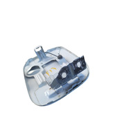 2006-2014 Honda Accord Fuel Filler Gas Cap Lid White, 63910-SJC-A00ZZ, F017, OEM, 2006, 2007, 2008, 2009, 2010, 2011, 2012, 2013, 2014