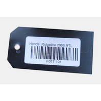 2006-2014 Honda Ridgeline Cooling Tank Reservoir, 19101-RDJ-A01, F017, OEM, 2006, 2007, 2008, 2009, 2010, 2011, 2012, 2013, 2014