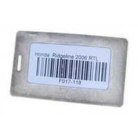 2006-2014 Honda Ridgeline A/C Condenser Pipe Line Hose Set(3), 80341-SJC-A51, F017, OEM, 2006, 2007, 2008, 2009, 2010, 2011, 2012, 2013, 2014