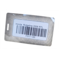 2006-2014 Honda Ridgeline Rear Left Lower Control Arm, Set, 52360-SJC-A01, 52372-SJC-A00, F017, OEM, 2006, 2007, 2008, 2009, 2010, 2011, 2012, 2013, 2014