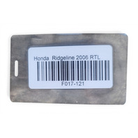 2006-2014 Honda Ridgeline Shock Absorber Strut Rear Right/Left, 52620-SJC-A03, 52610-SJC-A03, F017, OEM, 2006, 2007, 2008, 2009, 2010, 2011, 2012, 2013, 2014