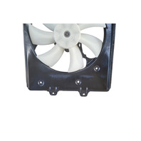 2006-2008 Honda Ridgeline Cooling Radiator 7 & 5 Blade Fan Set with Shroud, Motor, F017, OEM, 2006, 2007, 2008