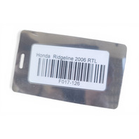 2006-2008 Honda Ridgeline Cooling Radiator 7 & 5 Blade Fan Set with Shroud, Motor, F017, OEM, 2006, 2007, 2008