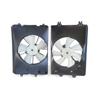 2006-2008 Honda Ridgeline Cooling Radiator 7 & 5 Blade Fan Set with Shroud, Motor, F017, OEM, 2006, 2007, 2008
