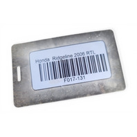2006-2014 Honda Ridgeline Rear Left/Right Side Brake Caliper Set, 43019-SJC-A00, F017, OEM, 2006, 2007, 2008, 2009, 2010, 2011, 2012, 2013, 2014