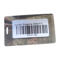 2006-2014 Honda Ridgeline Bracket Headlight Bumper Beam Left/Driver, 71148-SJC-A01, F017, OEM, 2006, 2007, 2008, 2009, 2010, 2011, 2012, 2013, 2014