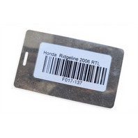 2006-2008 Honda Ridgeline Oxygen O2 Sensor Set 36532-RJA-004, F017, OEM, 2006, 2007, 2008