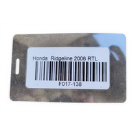 2006-2014 Honda Ridgeline Front Brake Caliper Right/Left Set, 45018-SJC-A01, F017, OEM, 2006, 2007, 2008, 2009, 2010, 2011, 2012, 2013, 2014