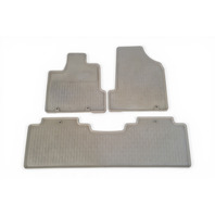 2006-2013 Honda Ridgeline Floor All Weather Carpet Set Atlas Gray 83600-SJC-A01ZC, F017, OEM, 2006, 2007, 2008, 2009, 2010, 2011, 2012, 2013