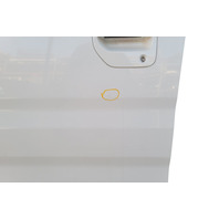 2006-2014 Honda Ridgeline Front Left/Driver Door White, 67050-SJC-A91ZZ, F017, OEM, 2006, 2007, 2008, 2009, 2010, 2011, 2012, 2013, 2014