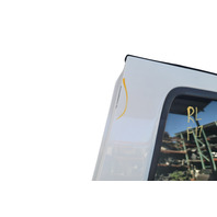 2006-2014 Honda Ridgeline Rear Left/Driver Door White, 67550-SJC-A91ZZ, F017, OEM, 2006, 2007, 2008, 2009, 2010, 2011, 2012, 2013, 2014