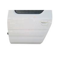 2006-2014 Honda Ridgeline Rear Left/Driver Door White, 67550-SJC-A91ZZ, F017, OEM, 2006, 2007, 2008, 2009, 2010, 2011, 2012, 2013, 2014