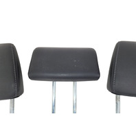 2017-2021 Honda Ridgeline Rear Headrest, Black, Left/Right/Center Set(3), 82140-T6Z-A41ZC, F018, OEM, 2017, 2018, 2019, 2020, 2021