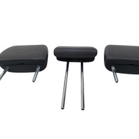 2017-2021 Honda Ridgeline Rear Headrest, Black, Left/Right/Center Set(3), 82140-T6Z-A41ZC, F018, OEM, 2017, 2018, 2019, 2020, 2021