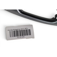 2017-2024 Honda Ridgeline Front Left/Driver Exterior Door Handle, Silver Metallic, 72181-TG7-A81ZB, F018, OEM, 2017, 2018, 2019, 2020, 2021, 2022, 2023, 2024