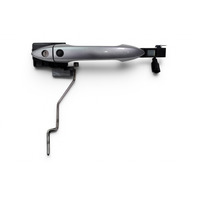 2017-2024 Honda Ridgeline Front Left/Driver Exterior Door Handle, Silver Metallic, 72181-TG7-A81ZB, F018, OEM, 2017, 2018, 2019, 2020, 2021, 2022, 2023, 2024