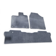 2017-2026 Honda Ridgeline Interior Carpet 4 Piece Floor Mat Set Black, 83600-T6Z-A01ZA, F018, OEM, 2017, 2018, 2019, 2020, 2021, 2022, 2023, 2024, 2025, 2026