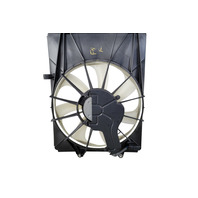 2017-2023 Honda Ridgeline Right Radiator Cooling Fan Shroud & Motor 38616-5J6-A01, F018, OEM, 2017, 2018, 2019, 2020, 2021, 2022, 2023
