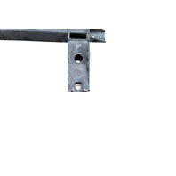 2017-2020 Honda Ridgeline Rear Bumper Reinforcement Bar Beam Black Hitch Tow, 74690-T6Z-A21, F018, OEM, 2017, 2018, 2019, 2020