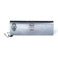2017-2023 Honda Ridgeline Rear Tail Gate Bed Trunk Door Silver Metallic, 68100-T6Z-A91ZZ, F018, OEM, 2017, 2018, 2019, 2020, 2021, 2022, 2023