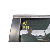 2017-2020 Honda Ridgeline Rear Left/Driver Door Silver Metallic, 67550-T6Z-A90ZZ, F018, OEM, 2017, 2018, 2019, 2020