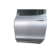 2017-2020 Honda Ridgeline Rear Left/Driver Door Silver Metallic, 67550-T6Z-A90ZZ, F018, OEM, 2017, 2018, 2019, 2020