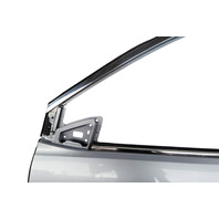 2017-2026 Honda Ridgeline Front Door Assembly, Left, Silver Metallic, 67050-TG7-A94ZZ, F018, OEM, 2017, 2018, 2019, 2020, 2021, 2022, 2023, 2024, 2025, 2026