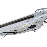 2017-2026 Honda Ridgeline Front Door Assembly, Left, Silver Metallic, 67050-TG7-A94ZZ, F018, OEM, 2017, 2018, 2019, 2020, 2021, 2022, 2023, 2024, 2025, 2026