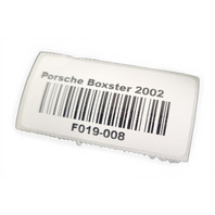 1997-2004 Porsche Boxster 986 Spare Tire Wheel Cover ONLY, 996-551-061-00, F019, OEM, 1997, 1998, 1999, 2000, 2001, 2002, 2003, 2004