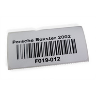 1999-2004 Porsche Boxster 986 Center Console Right/Left Side Panel Knee Trim Gray, 996-552-091-07-C51, F019, OEM, 1999, 2000, 2001, 2002, 2003, 2004