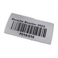 1999-2002 Porsche Boxster 986 Dash A/C Air Vent Right Instrument, 996-552-228-05-A03, F019, OEM, 1999, 2000, 2001, 2002